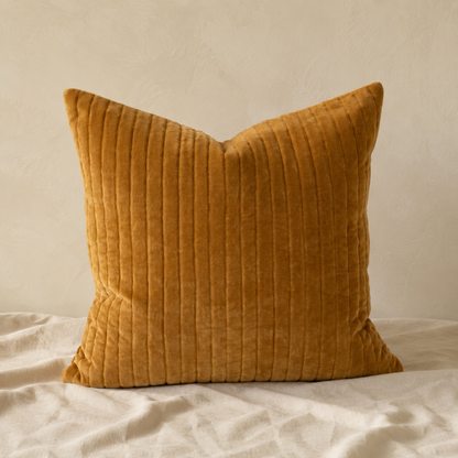 Velvet Stripe Pillow - 20"x20"