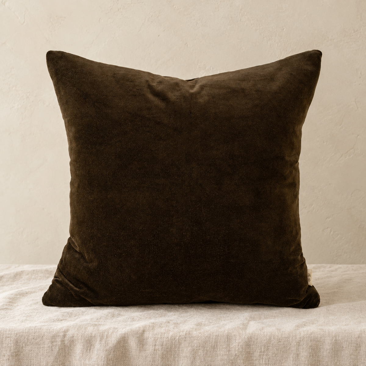 Vera Velvet Pillow, Midnight Green
