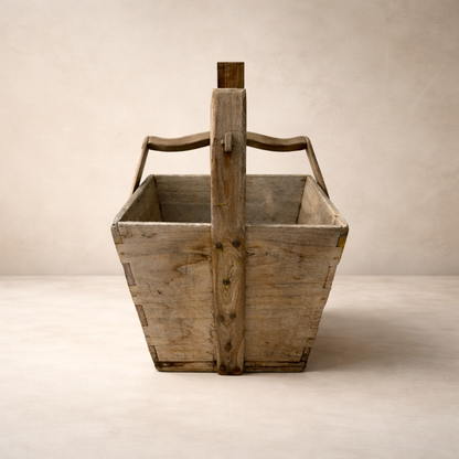 Vintage Grain Box with Handle