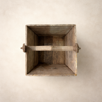 Vintage Grain Box with Handle