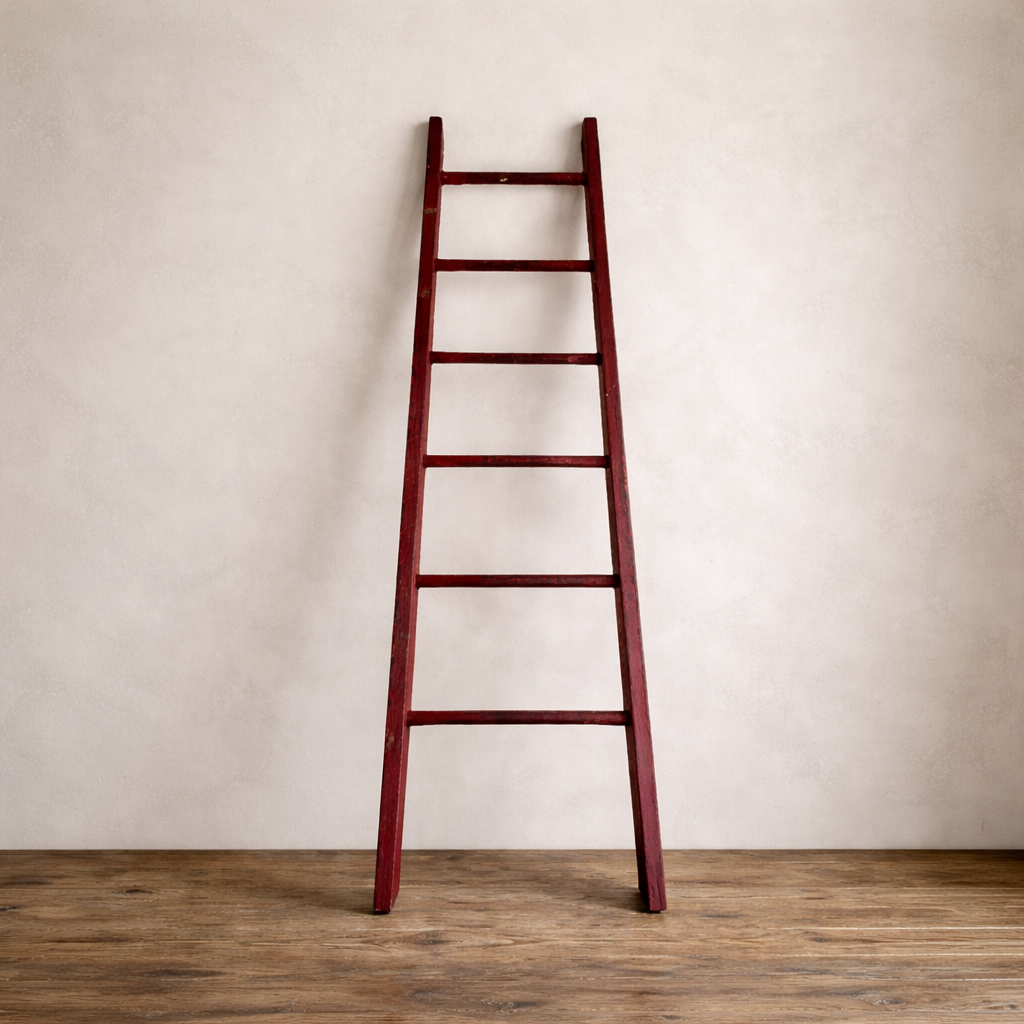 Red Vintage Ladder