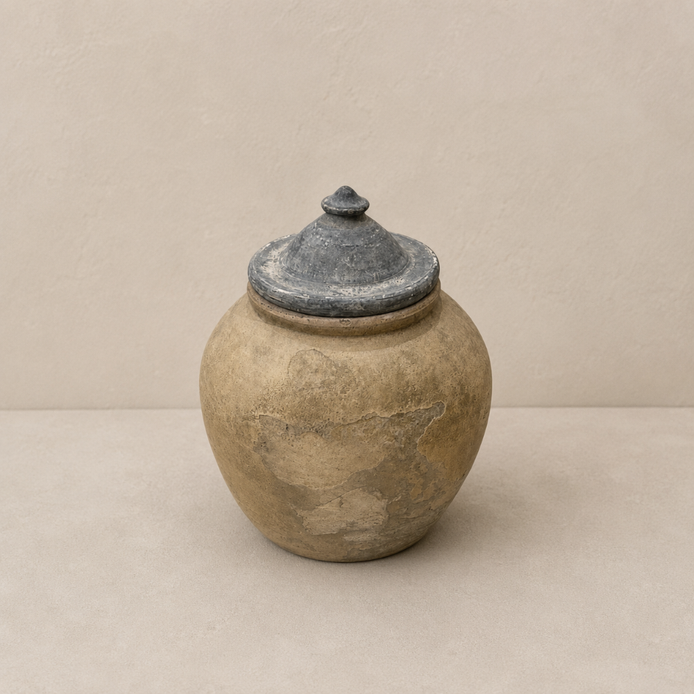 Vintage Lidded Vessel