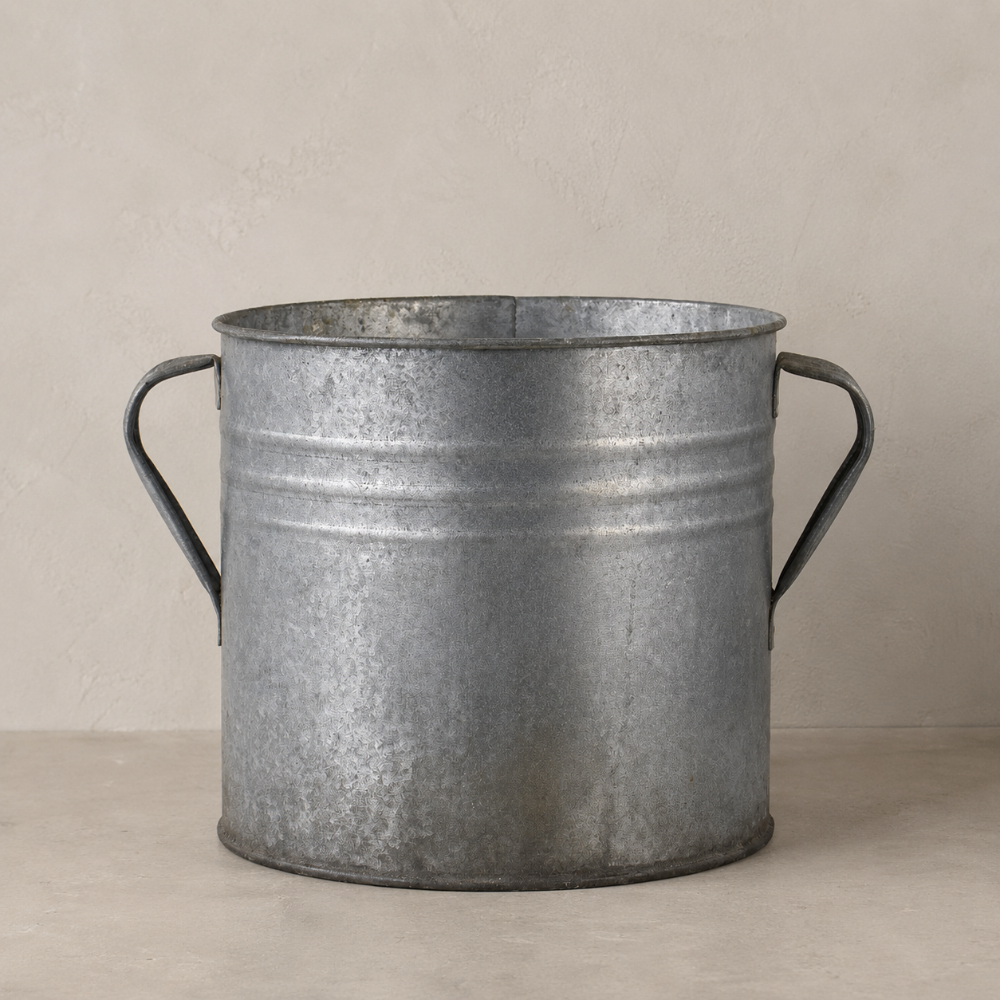 Vintage Zinc Drum Tub