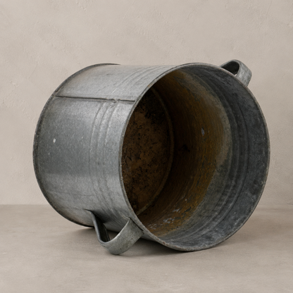 Vintage Zinc Drum Tub