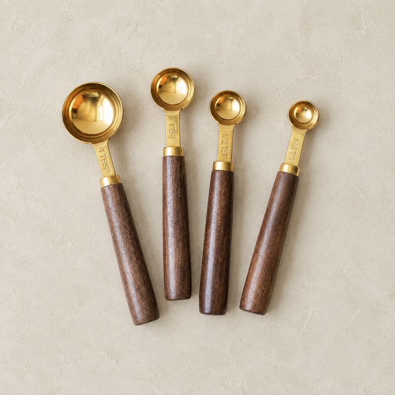 Walnut Measuring Spoons