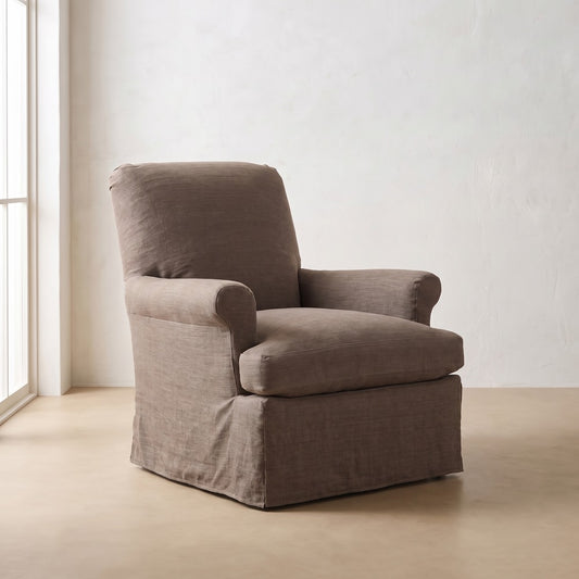 Whitby Slipcovered Chair, alternate view